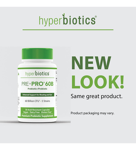 Suplemento Hyperbiotics Pre Pro Vegan Probióticos 60 Bilhões - Imagem 4