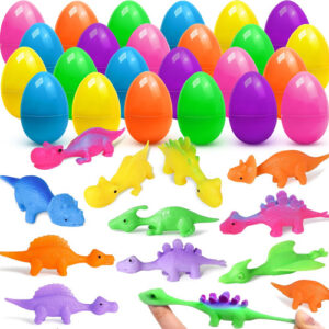 Ovo De Páscoa Com Brinquedos De Dedo De Dinossauro Slingshot