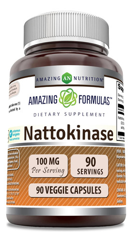 Suplemento Dietético Amazing Formulas Nattokinase 100mg 90 C