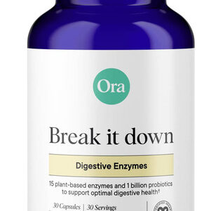 Suplemento Oral Organic Multienzima Vegan 30 Cápsulas