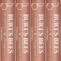 Conjunto De Tonalidades Labiais Burt's Bees Shimmer Caramel