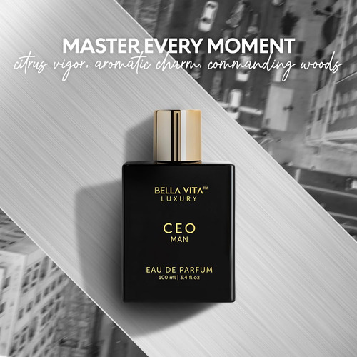 Perfume Bella Vita Luxury Ceo Man Eau De Parfum 100ml For Me - Imagem 2