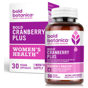 Suplemento Bold Botanica Bold Cranberry Plus 30 Cápsulas