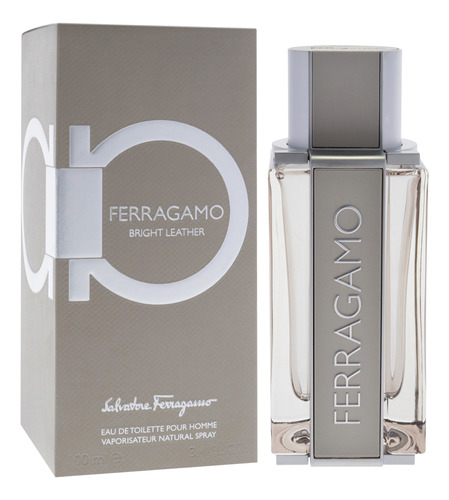 Perfume Salvatore Ferragamo Bright Leather Edt 100ml Para Ho - Imagem 3
