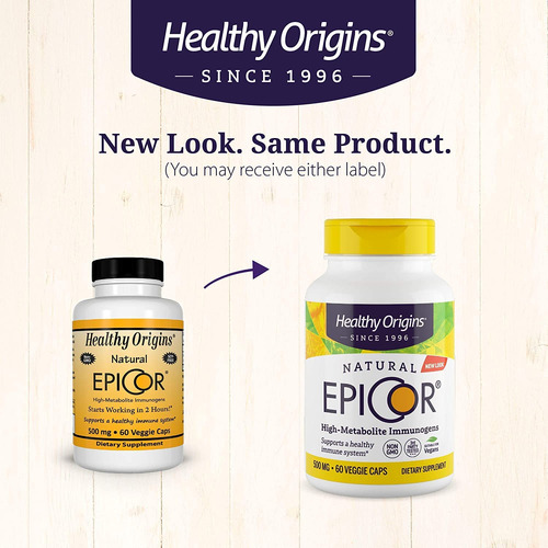 Suplemento Healthy Origins Epicor Immune Balancer 500 Mg 60 - Imagem 4