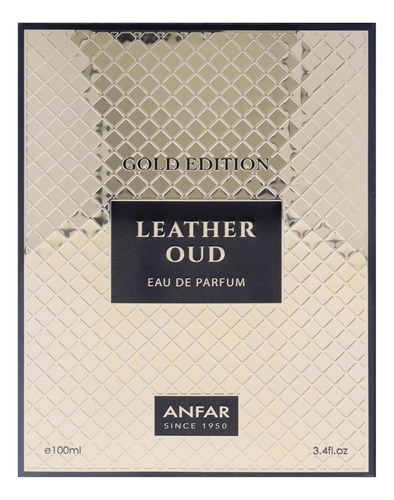 Perfume Anfar Leather Oud Gold Edition Eau De Parfum 100ml - Imagem 5