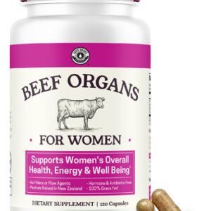 Suplemento Left Coast Performance Beef Organ Women 120 Cápsu