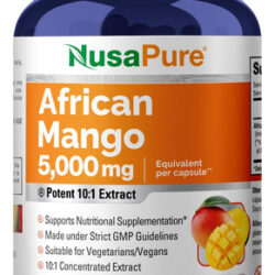 Suplemento De Extrato De Manga Africana Nusapure 5.000 Mg 18