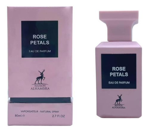 Perfume Maison Alhambra Rose Petals 80ml Eau De Parfum - Imagem 2