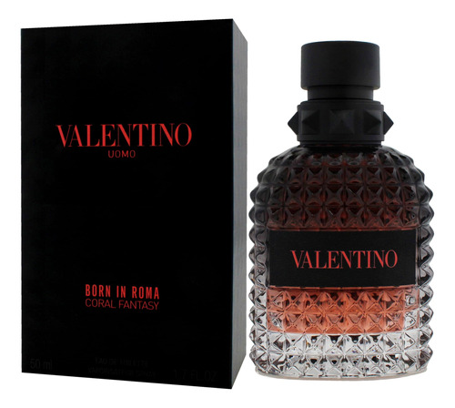Perfume Valentino Uomo Nascido Em Roma Coral Fantasy 50ml Pa - Imagem 4