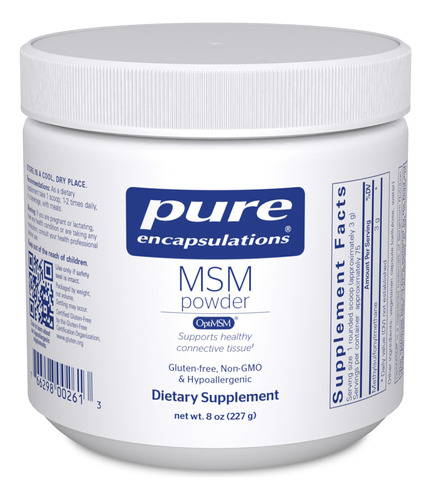 Suplemento De Encapsulamentos Puros Msm Powder 240ml