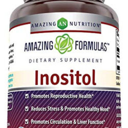 Suplemento Amazing Formulas Inositol 1000mg 120 Comprimidos
