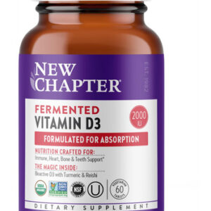 Suplemento Novo Capítulo De Vitamina D3 Fermentada 2.000 Ui