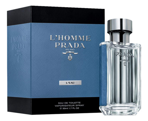 Perfume Prada L'homme L'eau Eau De Toilette 50ml Para Homens - Imagem 3
