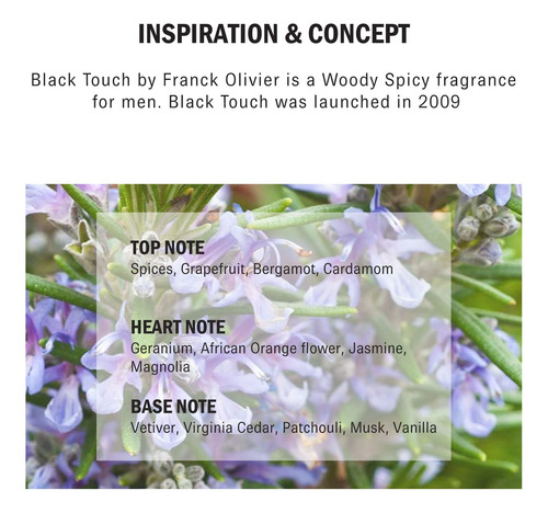Perfume Franck Olivier Black Touch Para Homens Eau De Toilet - Imagem 5