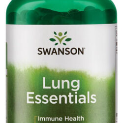 Suplemento Swanson Lung Essentials 120 Cápsulas Vegetais