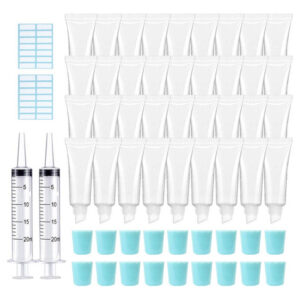 Tubos De Brilho Labial Amorix 10 Ml Clear Empty Com Tampa Az
