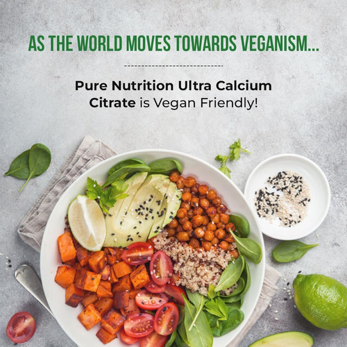 Suplemento De Cálcio Pure Nutrition Ultra Calcium Citrate 10 - Imagem 6