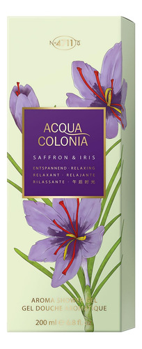 Perfume 4711 Acqua Colonia Gel De Banho Com Aroma De Açafrão - Imagem 3