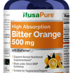 Suplemento Nusapure De Laranja Amarga 500 Mg 180 Cápsulas Ve