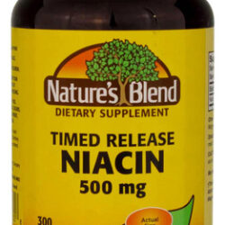 Suplemento Nature's Blend Niacina De Liberação Cronometrada