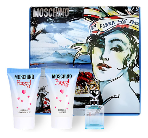 Conjunto De Presentes De Perfume Moschino Funny! Toy 2 Mini