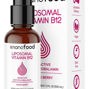 Suplemento Codeage Liquid Vitamina B12 Metilcobalamina 1250m