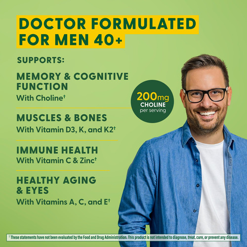Suplemento Multivitamínico Masculino Megafood 40+ 120 Compri - Imagem 4