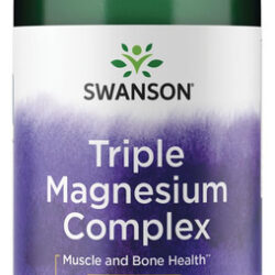 Suplemento Swanson Triplo Magnésio Complex 400 Mg 300 Cápsul