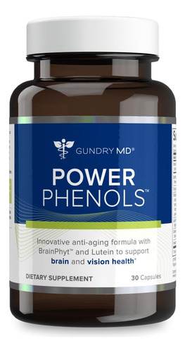 Suplemento Gundry Md Power Phenols Brain Health 30 Porções
