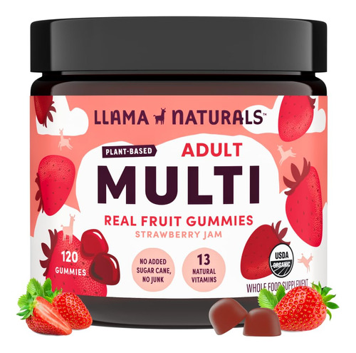 Vitaminas Gomosas Llama Naturals Frutas Inteiras Para Adulto