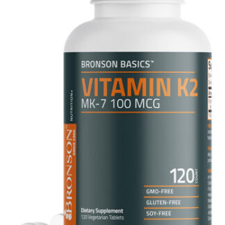 Suplemento Bronson Vitamina K2 Mk-7 100mcg 120 Comprimidos