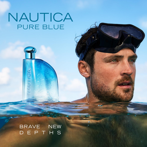 Perfume Nautica Pure Blue Eau De Toilette 100ml Para Homens - Imagem 4