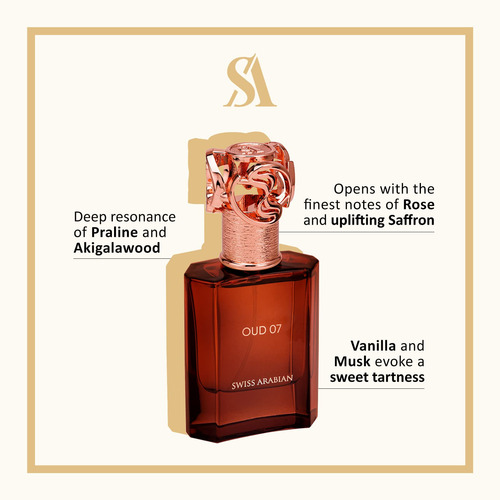 Perfume Swiss Arabian Oud 07 Eau De Parfum 50ml For Women - Imagem 2