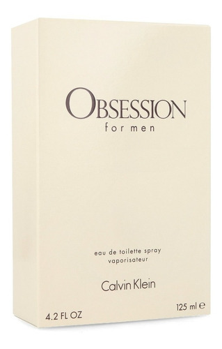 Calvin Klein Obsession for Men Tradicional EDT 125ml para masculino - Imagem 2