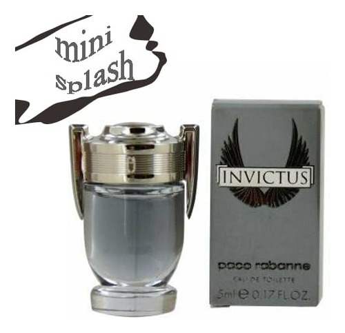Perfume Paco Rabanne Invictus Eau De Toilette 5ml Para Homen - Imagem 3