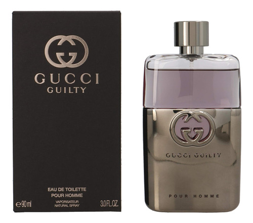 Perfume Gucci Guilty By Gucci Eau De Toilette 90ml Para Home - Imagem 3