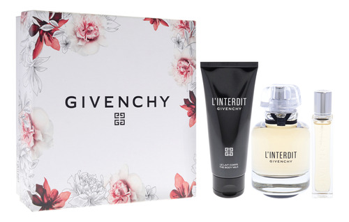 Conjunto De Presente De Perfume Givenchy L'interdit, 3 Unida - Imagem 3