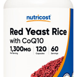 Suplemento De Arroz Fermentado Vermelho Nutricost Com Coq10