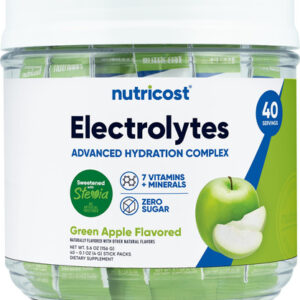 Complexo Eletrolítico Nutricost Sabor Maçã Verde 40x20ml