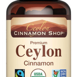 Suplemento Ceylon Cinnamon Shop Organic 90 Cápsulas 500mg