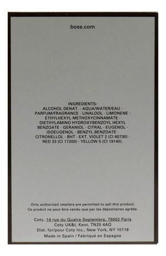 Perfume Hugo Boss Boss Para Homens Edt Spray 100ml - Imagem 6