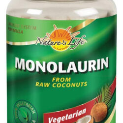Suplemento Cápsulas De Monolaurina Nature's Life 990 Mg 90 C