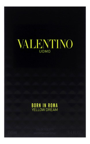 Perfume Valentino Uomo Born In Roma Yellow Dream 100ml Para - Imagem 5