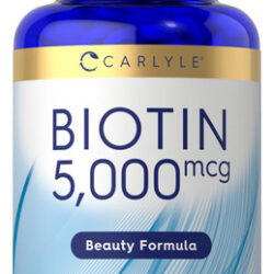 Suplemento Carlyle Biotin 5000mcg 240 Comprimidos Vegetarian