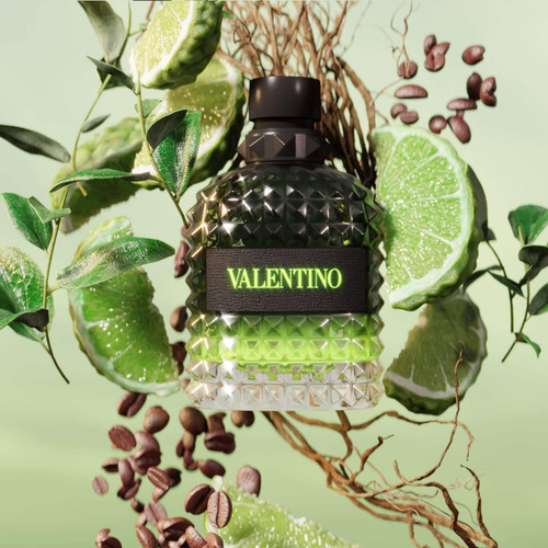 Perfume Valentino Uomo Nascido Em Roma Green Stravaganza 50m - Imagem 2