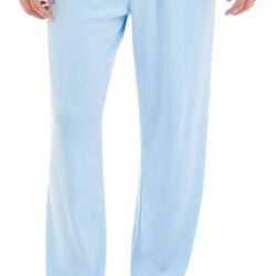 Calça Sleep Lounge Nautica Soft Knit Para Homens, Azul Meio-