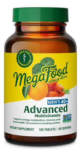 Suplemento Multivitamínico Masculino Megafood 40+ 120 Compri