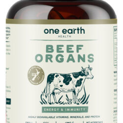 Suplemento One Earth Health Para Órgãos De Carne Bovina Desi