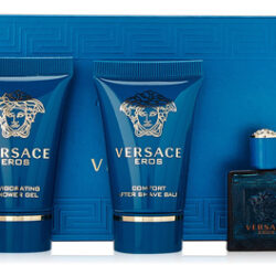 Conjunto De Presente Perfume Versace Eros De 3 Peças Para Ho